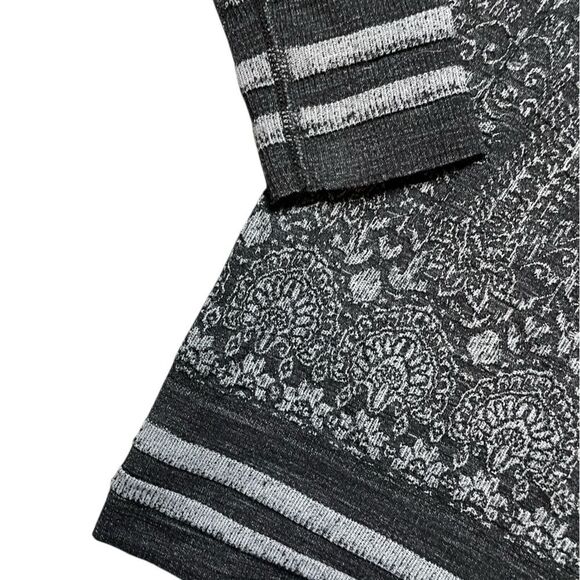 ATHLETA Diamond Peak Half Zip Wool Blend Long Sleeve Shirt Size Medium - Picture 6 of 8